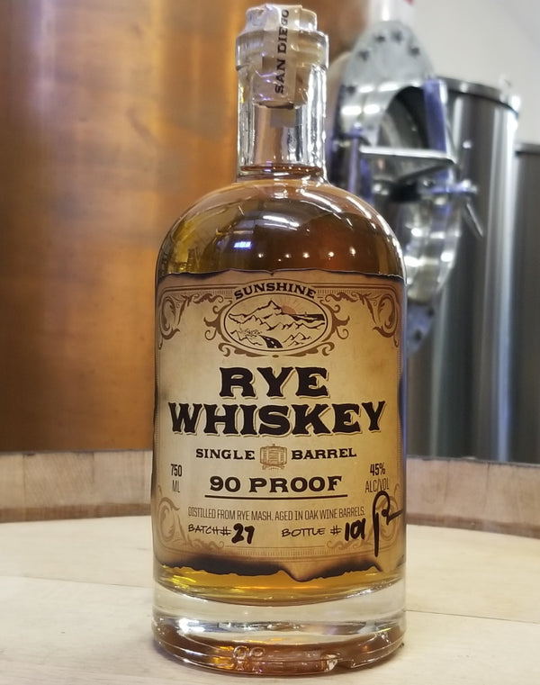 Single Barrel Rye Whiskey